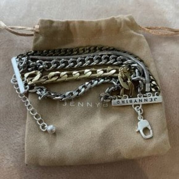 Jenny Bird Austin Cuff Layered Chain Bracelet - Picture 10 of 12